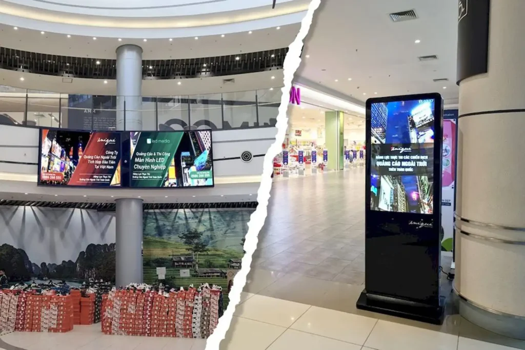 Quảng cáo trung tâm thương mại